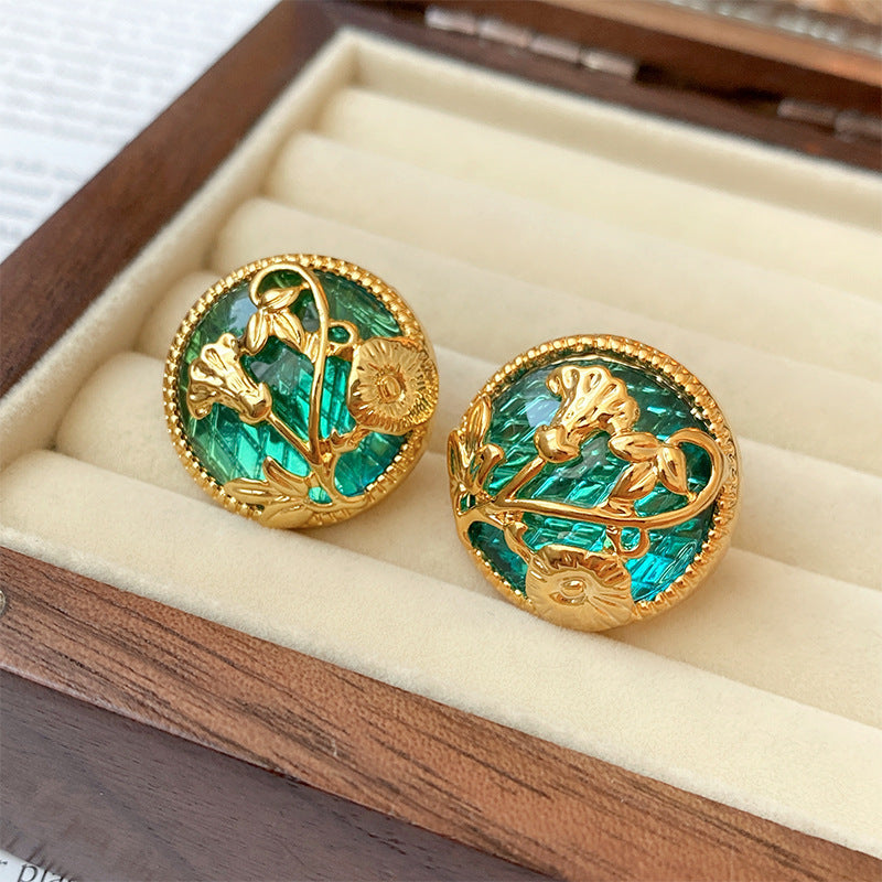 Vintage Earrings Fashion Versatile Ear Jewelry Niche Light Luxury High-end Accessories