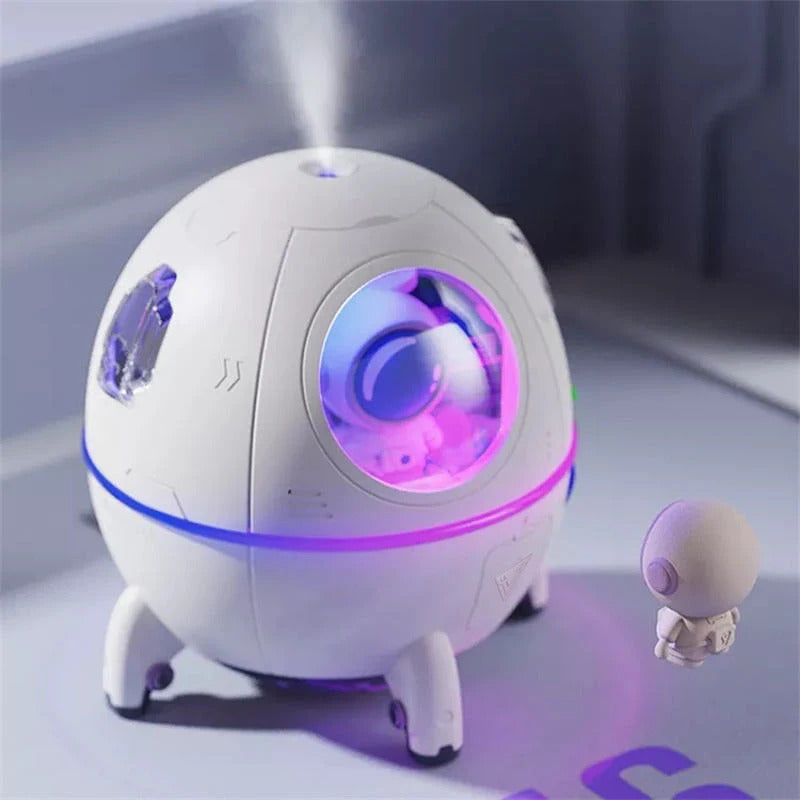 220ML Desktop Humidifier Portable USB Astronaut Air Humidifier Diffuser for Home With Colorful Light