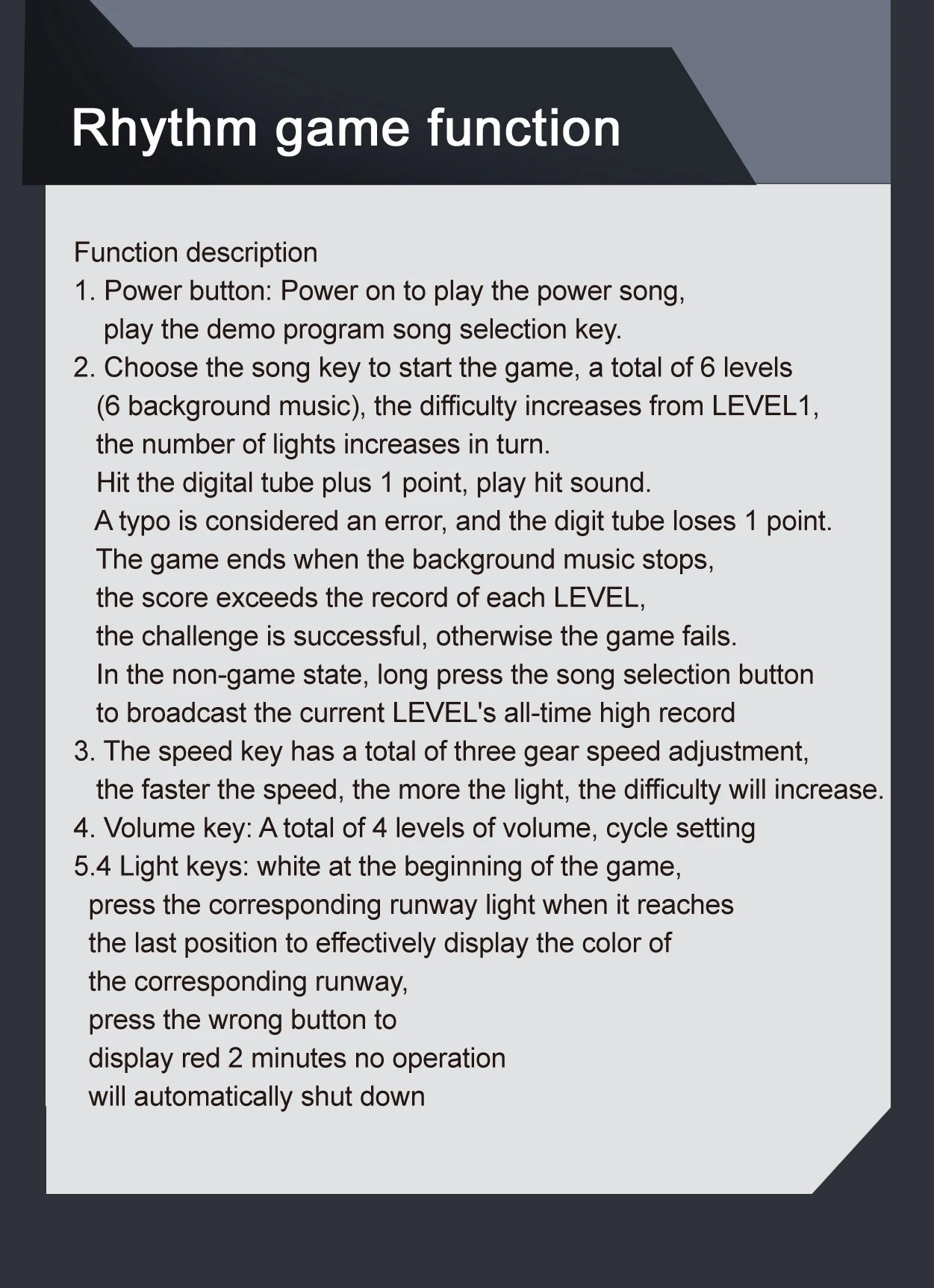 Decompress game consoles Defusing music exercise reflexes Press music children puzzle music pass brain thinking training toys