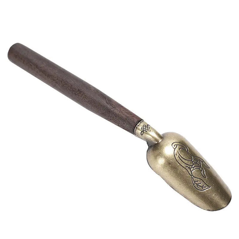 1 Pcs Wooden Handle Ebony for Tea Shovel Tableware Teaspoons Coffee Scoops Kitchen Coffee Spoon