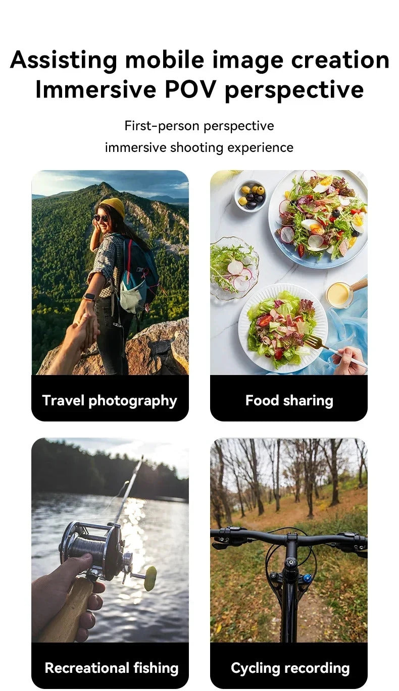 Neck Strap Lazy Bracket 360 Rotating Magnetic Phone Holder Portable Hands-Free Phone Clip Strong Magnet Comfortable Phone Mount