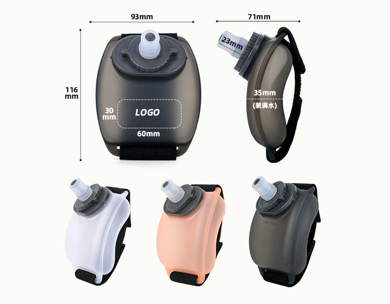 Outdoor Sports Wrist Water Bottle Cycling Marathon Hand Mask Mountaineering Camping Climbing Portable Wrist Water Bottle