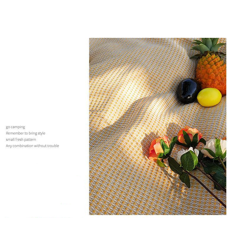 Picnic Cloth French Style Atmosphere Tablecloth Photo Background Cloth Decorative Cloth Camping Tablecloth Picnic Mat Outdoor Portable