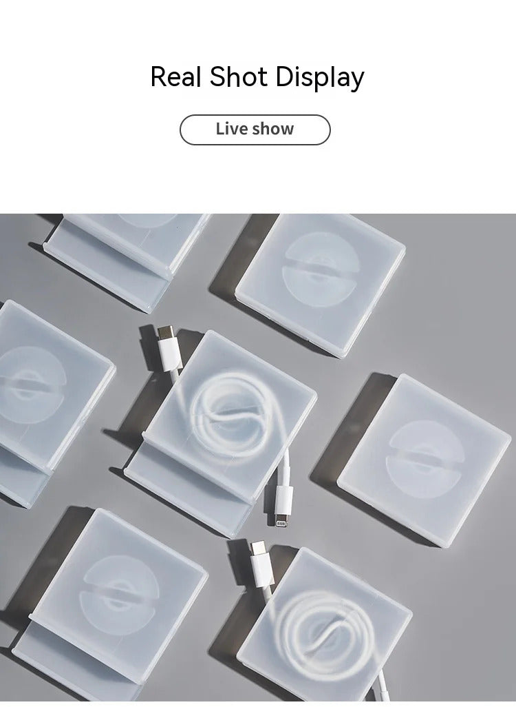 Organizer Charging Cable Storage Artifact Organizer Portable Rotating Storage Box Can Rack Cell Phone Simple Data Cable