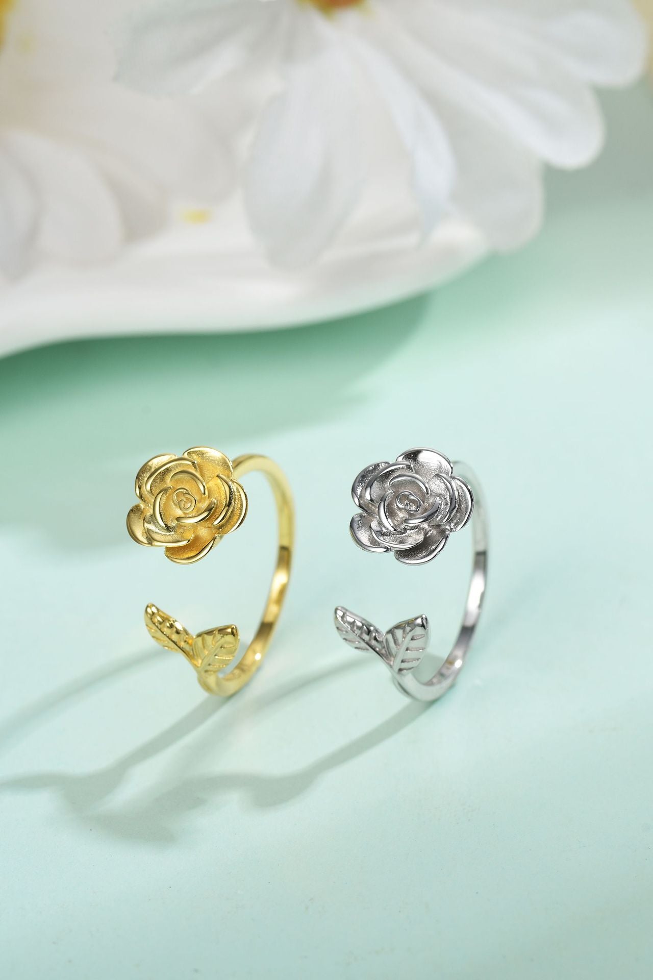 Cross-Border AliExpress Rotatable Stress Relief S925 Sterling Silver Ring for Women New Open Design Amazon Wholesale Live Streaming