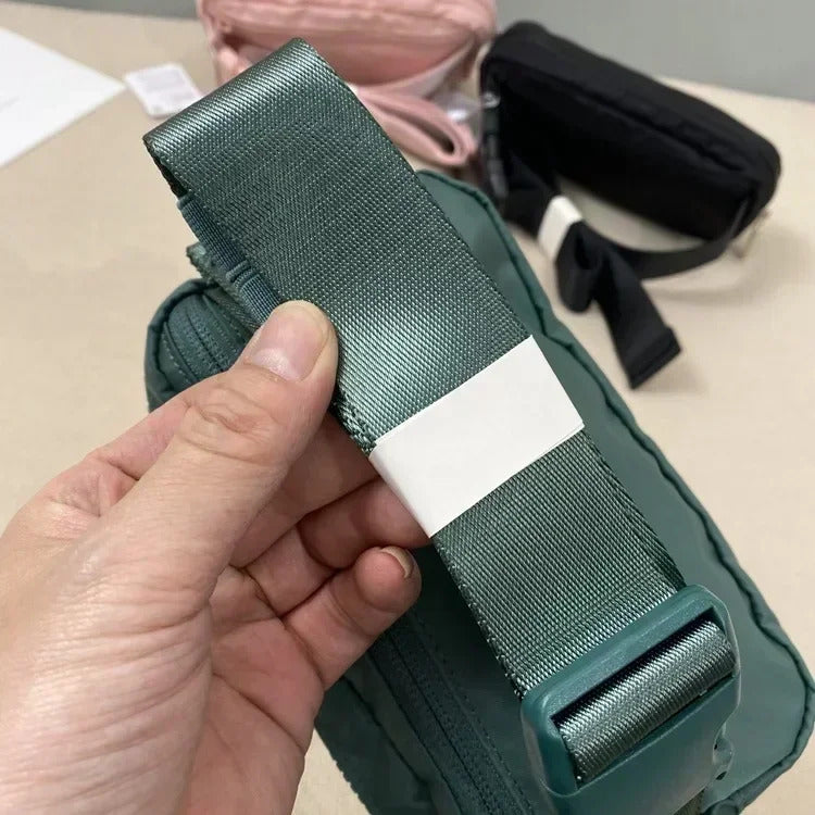 2025 Fashion Yoga Fanny Pack Metal Logo Sports Waist Bag Yoga Mobile Bag Portable Bag Unisex Fitness Running Women's Gift