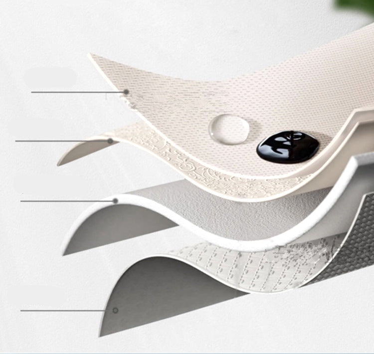 PU Non-Washable Tablecloth Waterproof Heat-Resistant Oil-Resistant Hotel Restaurant High-End Luxury Home Use Rotating Table Non-Washable Tablecloth