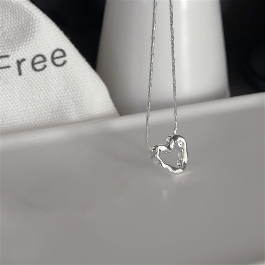 Li Luo New S925Sterling Silver Pearl Necklace Accessory for Women, Non-Fading, High-End Feel, Versatile Spring/Summer Clavicle Chain Wholesale