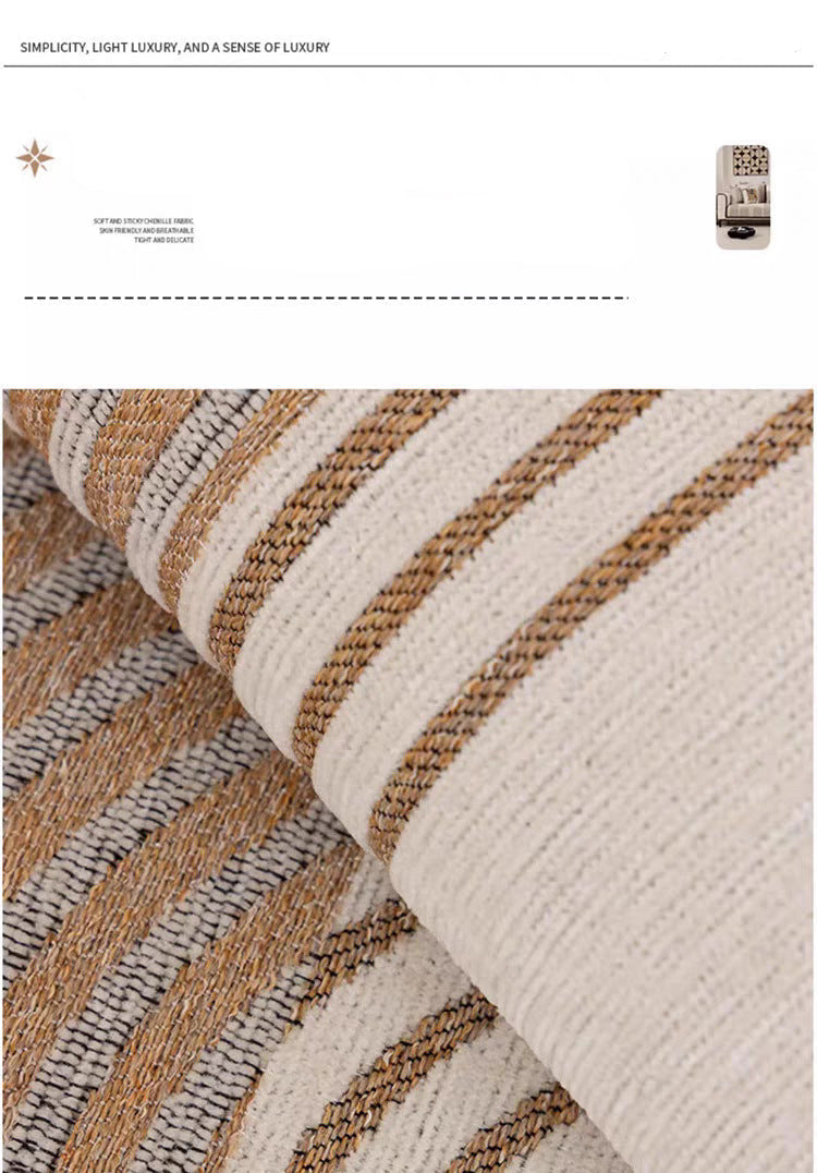 Fabric Chenille Sofa Cushion Four Seasons Autumn Winter Seat Cushion Modern Simple Sofa Cover Throw Blanket Cloth Leather