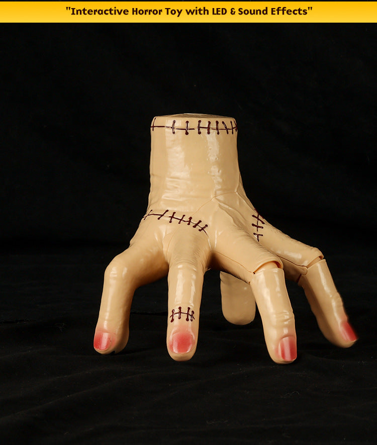 Adam's Dark Lolita Wednesday Toy Crawling Severed Hand Prank Light Music Ghost Hand Halloween Toy