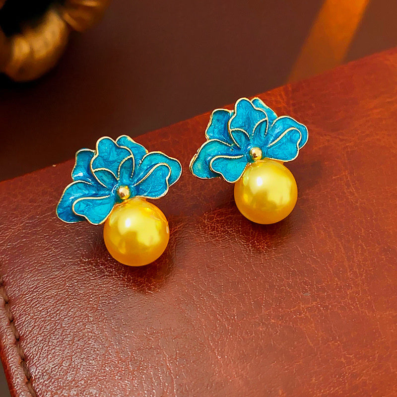 Vintage Earrings Fashion Versatile Ear Jewelry Niche Light Luxury High-end Accessories