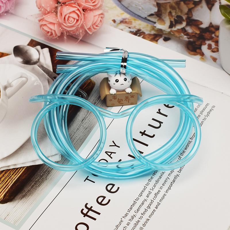 Glasses Straw Funny Lazy People Drinking Water Creative Cool Cute Drink Super Long Glasses Eye Straw