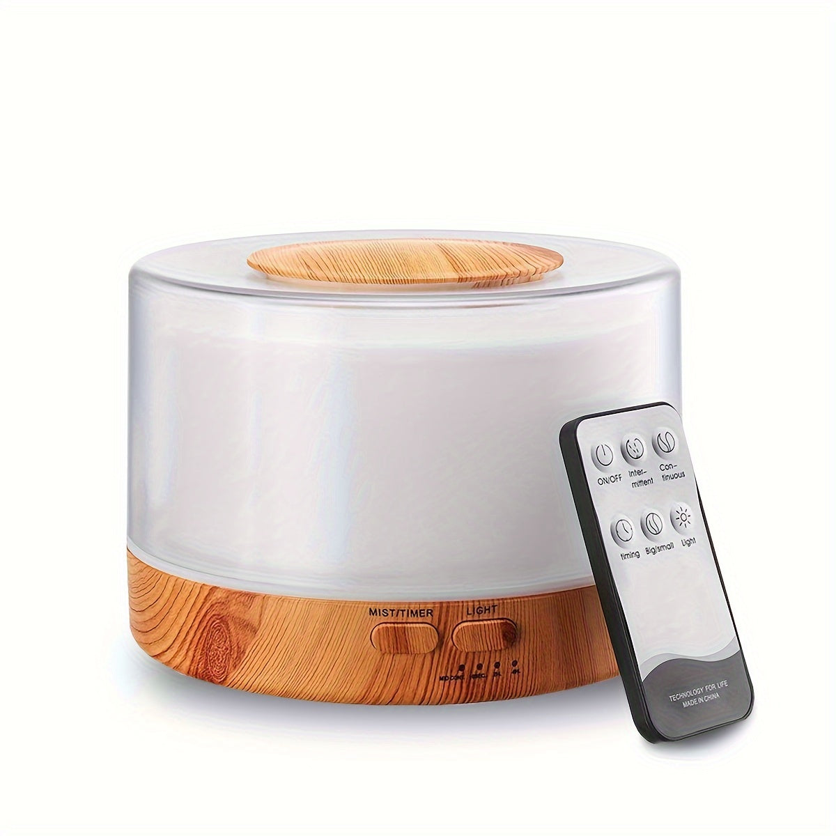 6 Essential Oils! 500ML WiFi-Controlled Aroma Diffuser - 7 Color LED Humidifier for Large Rooms | Ultrasonic Quiet Operation