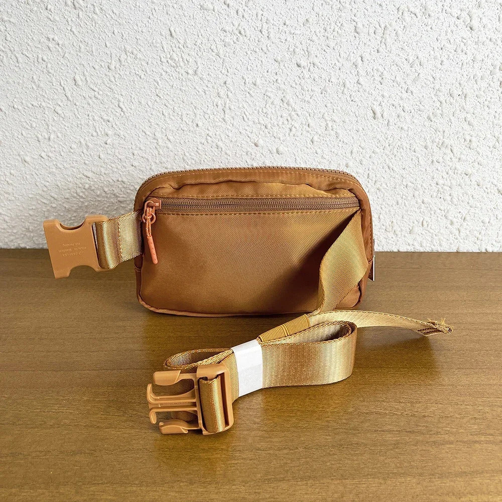 2025 Fashion Yoga Fanny Pack Metal Logo Sports Waist Bag Yoga Mobile Bag Portable Bag Unisex Fitness Running Women's Gift