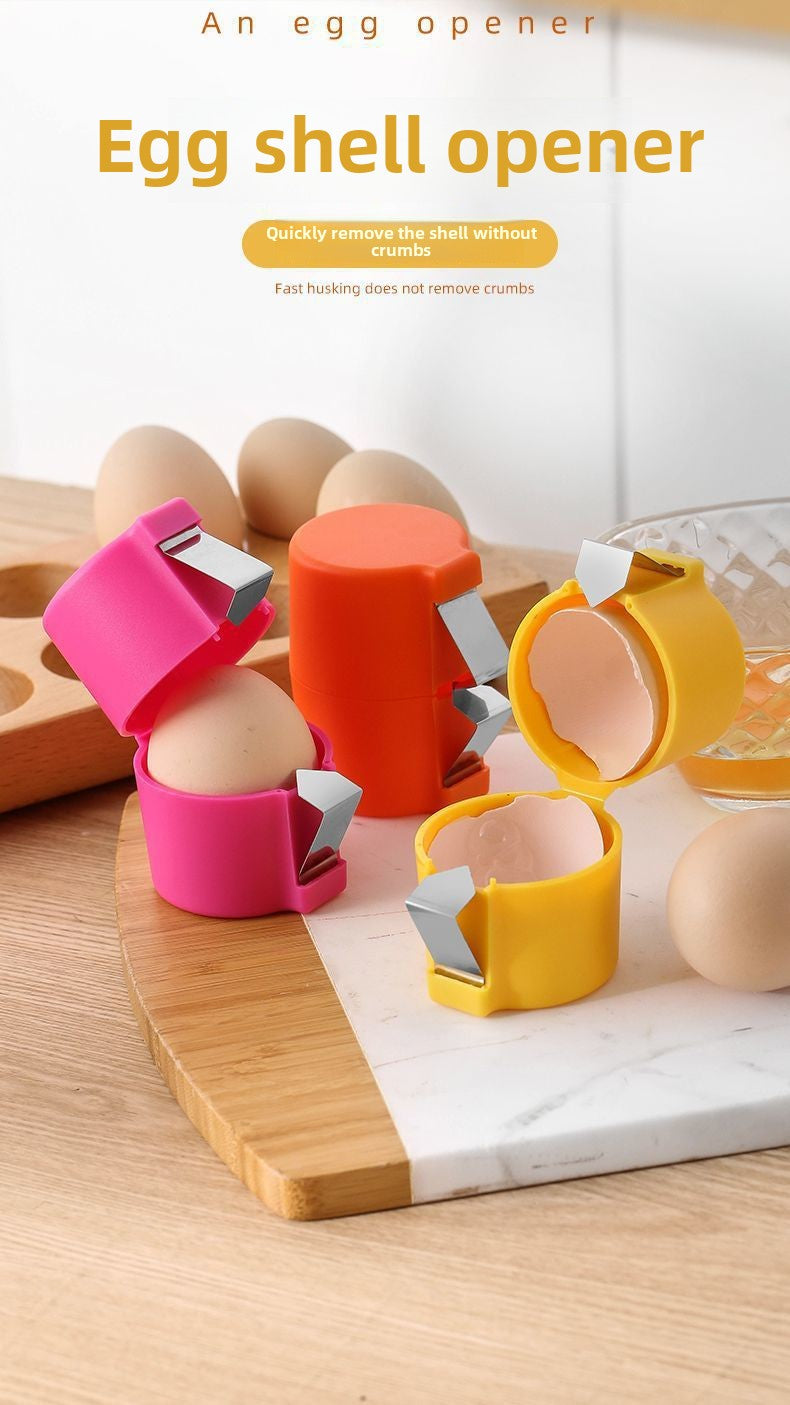 Quick Egg Shell Remover Non-Shedding Egg Opener Handheld Household Baking Egg White Cream Whipping Tool