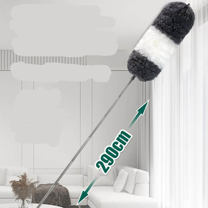Feather Duster Dust Removal Household Cleaning Tools Retractable Artifact Cleaning Artifact Car Duster