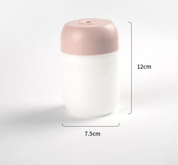 300ml Portable Air Humidifier Aroma Oil Humidificador for Home Car USB Cool Mist Sprayer with Colorful Soft Night Light Purifier