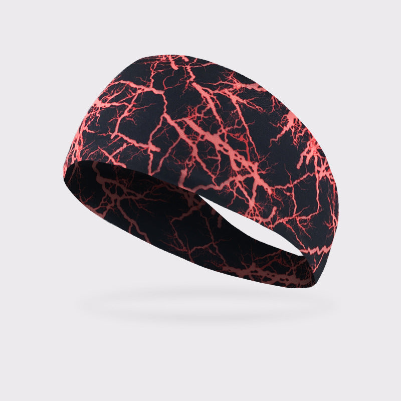 Sports Headband Sweatband Lycra Breathable Running Cycling Yoga Dance Fitness Sweatband