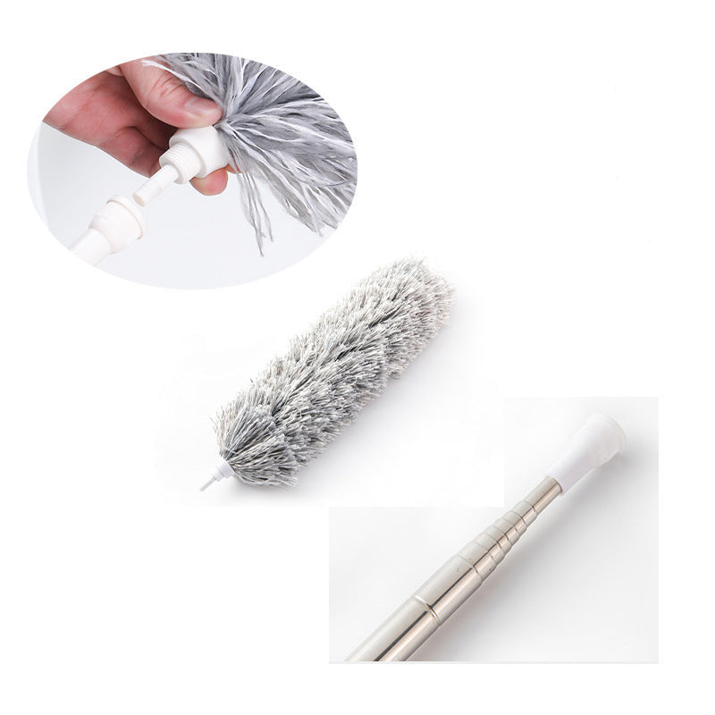 Feather Duster Dust Removal Household Cleaning Tools Retractable Artifact Cleaning Artifact Car Duster