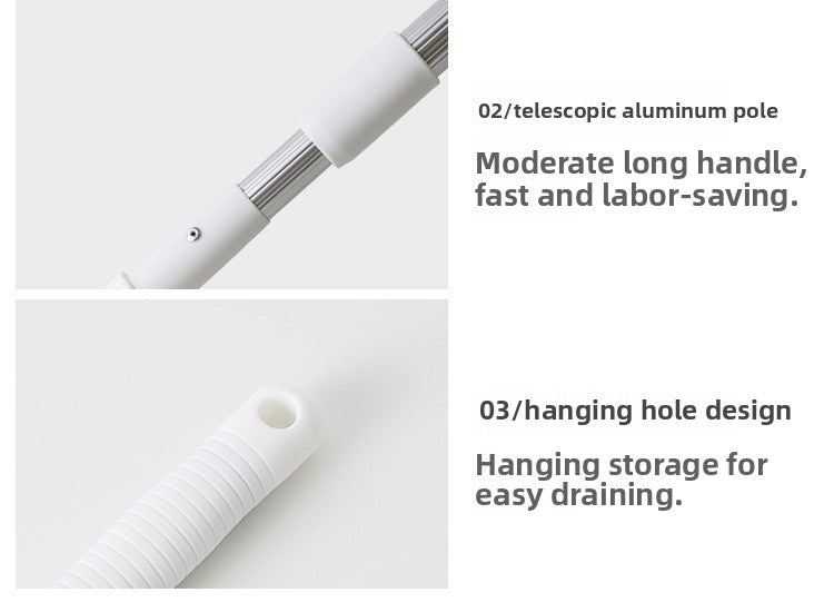 Hard Bristle Floor Brush Cleaning Brush Bathroom Long Handle Gap Brush Bathroom Wall Brush Toilet Tile Gap Cleaning Brush