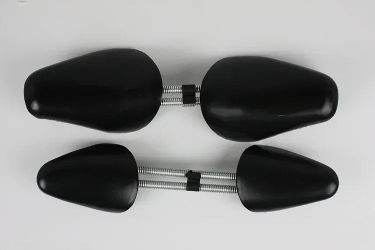 1 Pair Practical Plastic Adjustable Length Durable Black Women Men Anti Deformation Aluminum Shoe Accessories for Sneakers