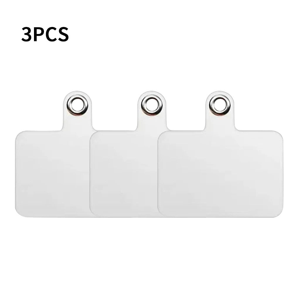 1/3/5/10Pcs Mobile Phone Anti-lost Lanyard Card Gasket Universal Transparent Clip Detachable Phone Hanging Cord Strap Tether Pad