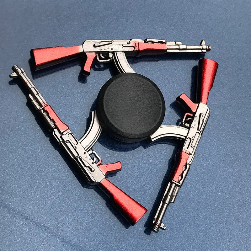 Creativity Hand Spinner Gun Zinc Alloy Metal Fidget King of Glory Weapon Series Kids Stress Relief Funny Toys