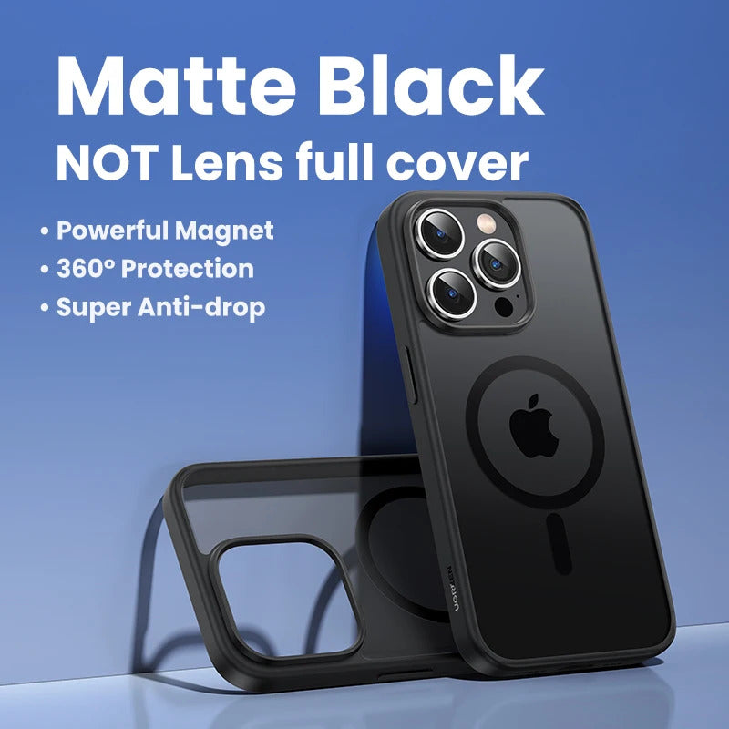 UGREEN Magnetic Case for iPhone 16 15 14 13 Pro Max Case Shockproof Cover for iPhone 16 Pro Max 15 Plus 16pro Macsafe TPU Cases