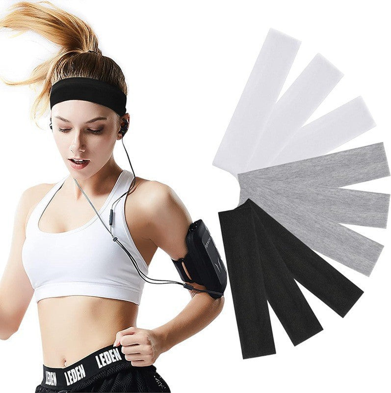 Women Non-Slip Headband Stylish Sports Hairband Women Hair Soft Elastic Headband for Workout Yoga Running