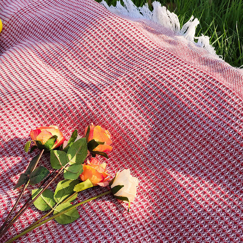 Picnic Cloth French Style Atmosphere Tablecloth Photo Background Cloth Decorative Cloth Camping Tablecloth Picnic Mat Outdoor Portable