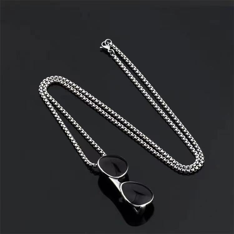 Trendy Fashion Children's Necklace for Girls, Personalized Couple Pendant for Boys, Hip-Hop Versatile Street Dance Show Accessories Wholesale