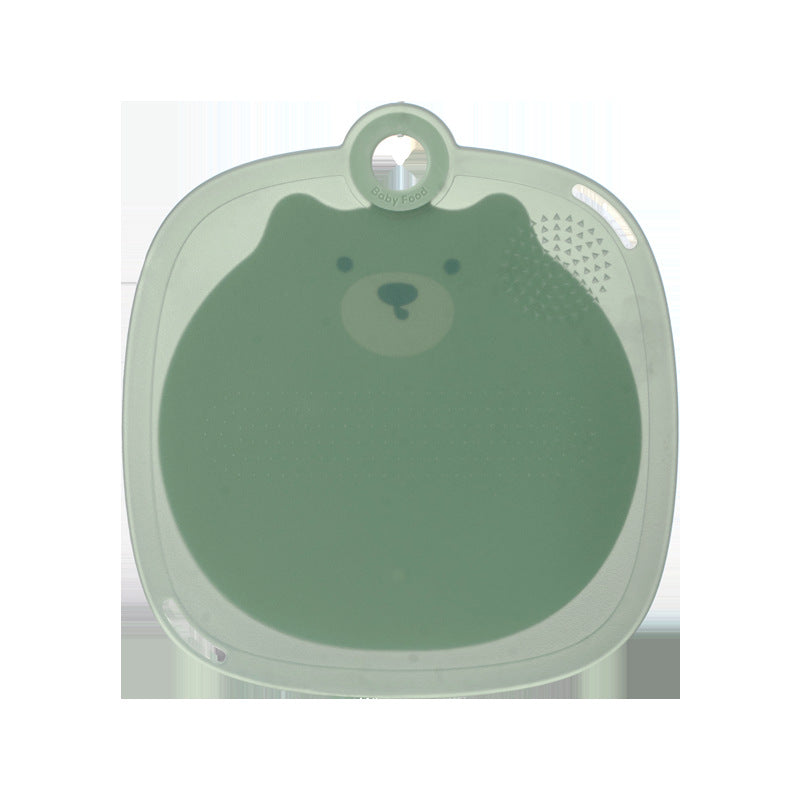 Cute Cutting Board Chopping Board for Fruits Plastic Mildew-Proof Mini Classification Baby Home Small Cutting Board Baby Food Supplement