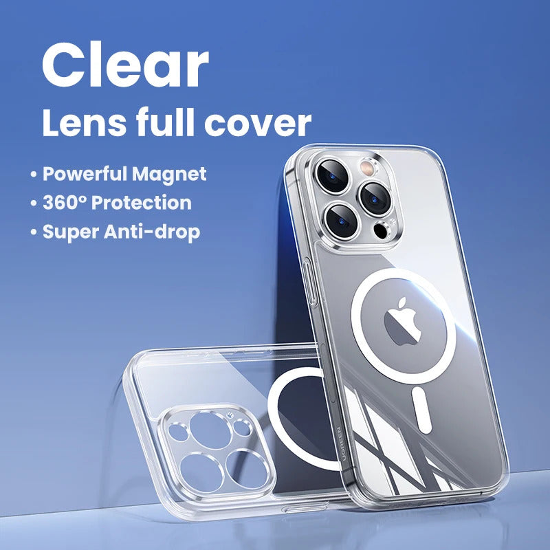 UGREEN Magnetic Case for iPhone 16 15 14 13 Pro Max Case Shockproof Cover for iPhone 16 Pro Max 15 Plus 16pro Macsafe TPU Cases