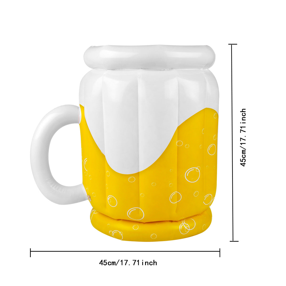 New Inflatable PVC Water Ice Bar Self-Service Ice Plate Party Floating Portable Drink Holder Porous Coaster Tray