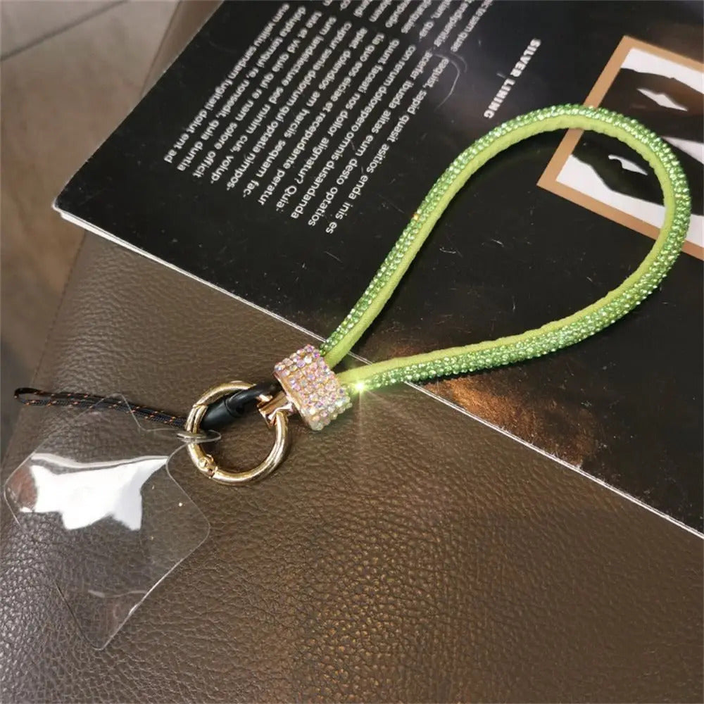 Rhinestone Mobile Phone Lanyard Bling Bling Anti Loss Diamond Lanyard Handheld Hanging Rope Phone Wrist Strap Hanging Ornaments