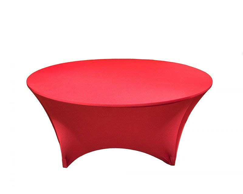 Elastic Round Table Set Tablecloth Tablecloth Table Skirt Cross-border Explosions Hotel Wedding Birthday Party Business Banquet