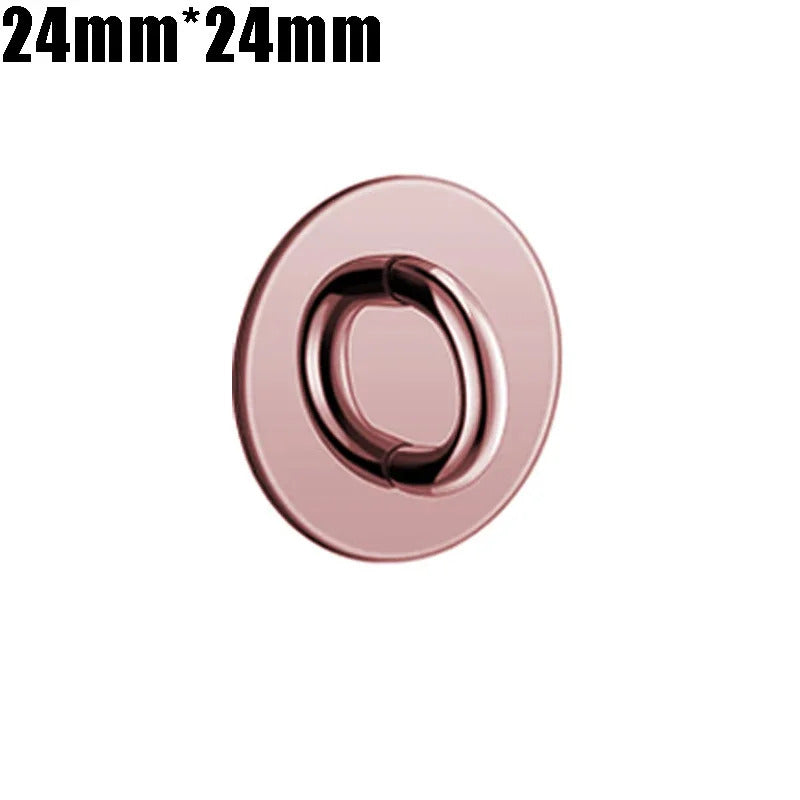 Mini Kawaii Adhesive Metal Heart Phone Charm Holder Cute Phone Case Finger Ring Stand Hooks Buckle DIY Charms Clasp For iPhone