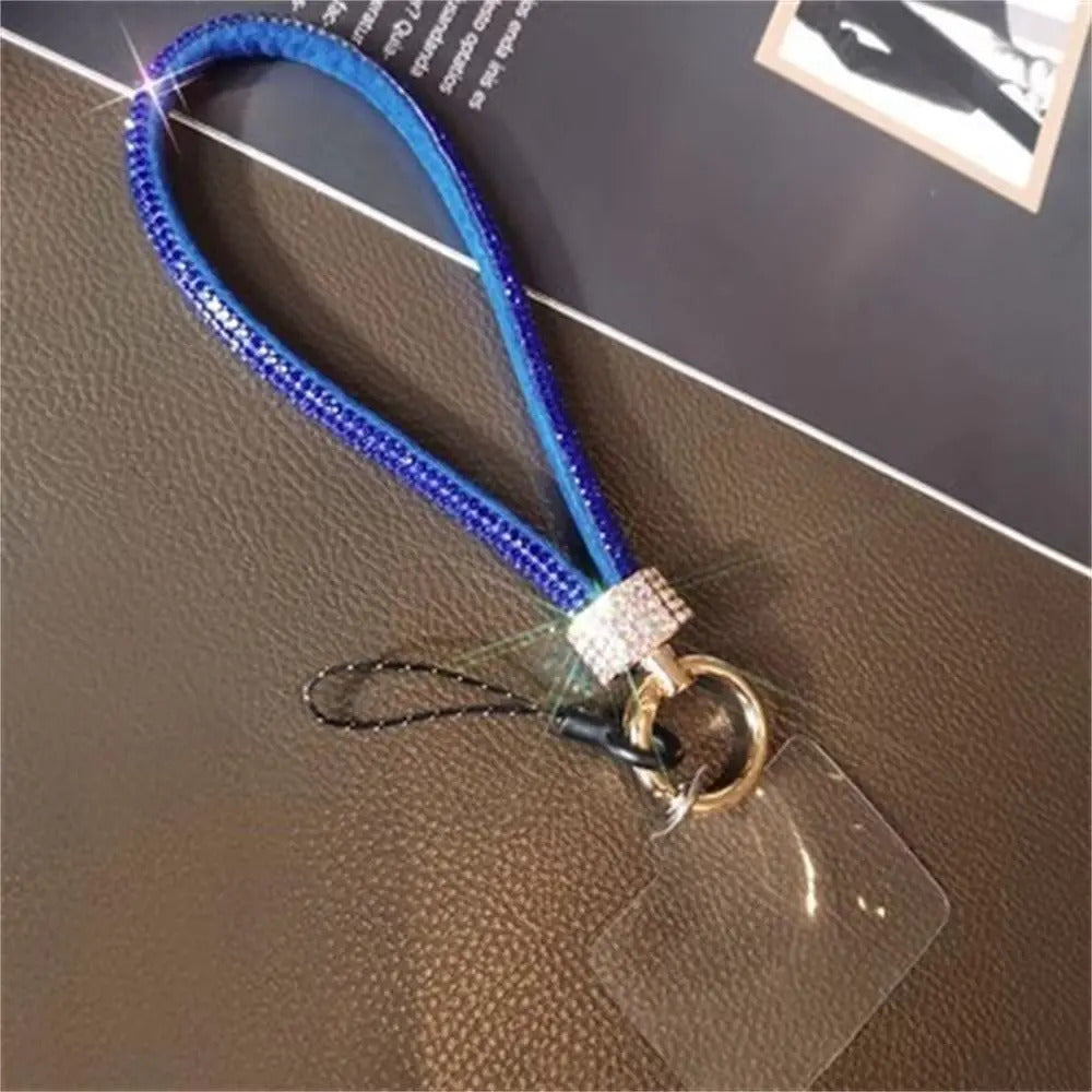 Rhinestone Mobile Phone Lanyard Bling Bling Anti Loss Diamond Lanyard Handheld Hanging Rope Phone Wrist Strap Hanging Ornaments