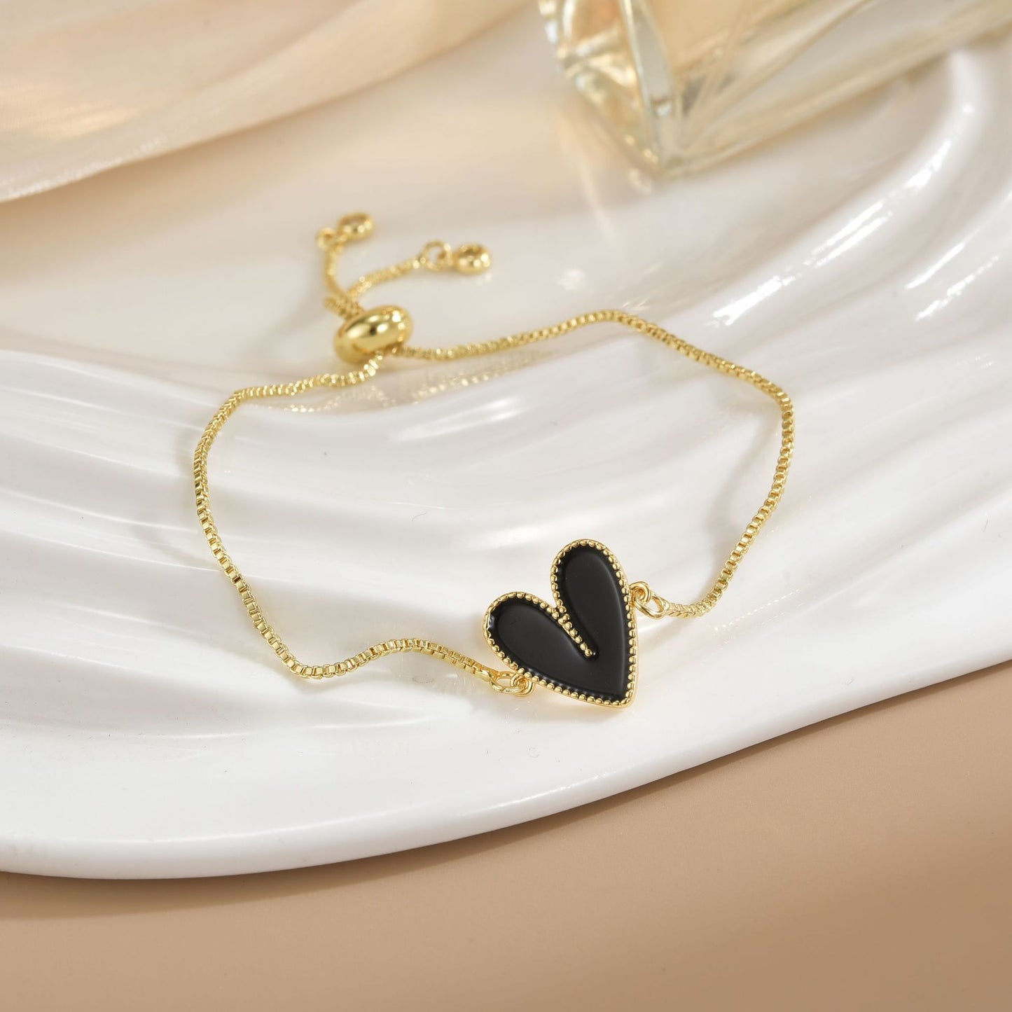 Rotatable Flower Color-Retaining Pure Copper Gold-Plated Bracelet with a Sense of Design and High-End Feel, Non-Fading Jewelry