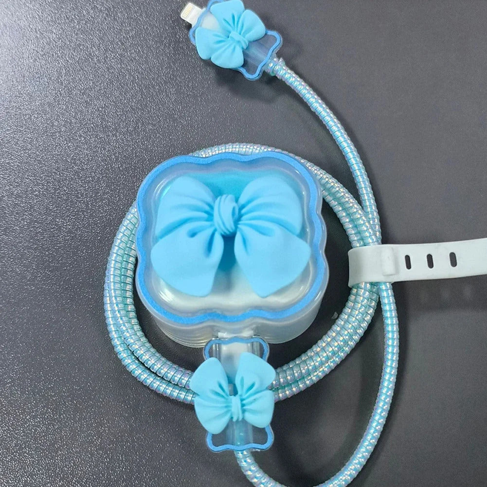 Data Cable Case Cord Winder For iPhone 15 14 11 13 Cable Protection Case For Iphone Charger Protector Case Cable Organiser