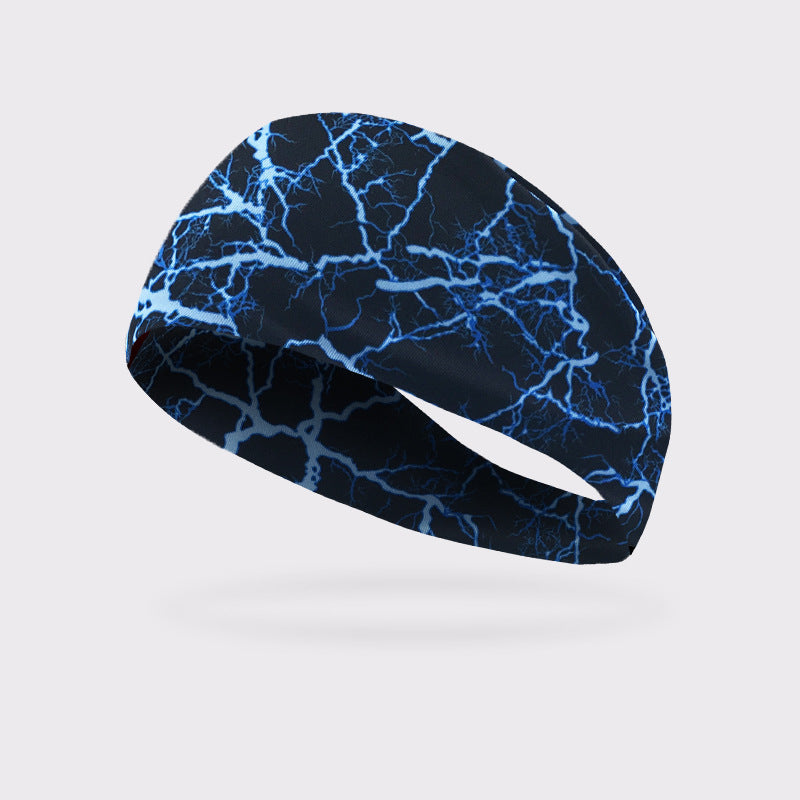 Sports Headband Sweatband Lycra Breathable Running Cycling Yoga Dance Fitness Sweatband