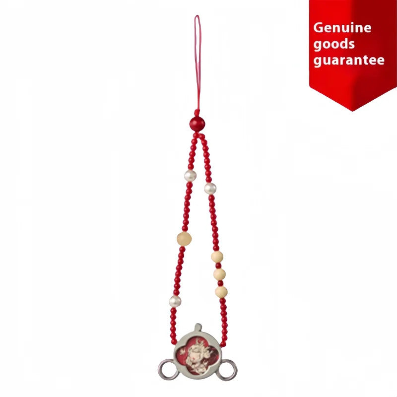 New Genuine Skullpanda The Mirage Series Phone Chain Blind Box Cute Skullpanda Mystery Box Collectible Pendants As Gifts