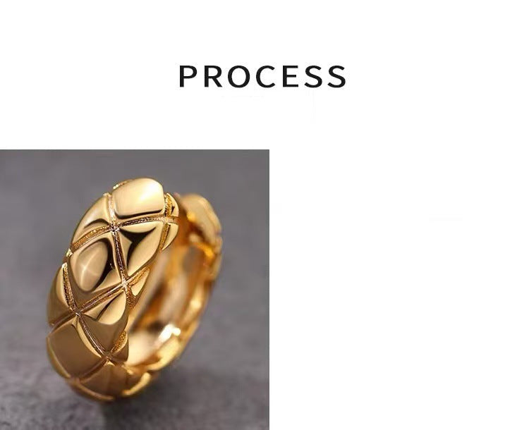 925 Silver Needle Liu Yifei Style Circle Earrings Light Luxury Studs 2025 New High-end Women's Earrings