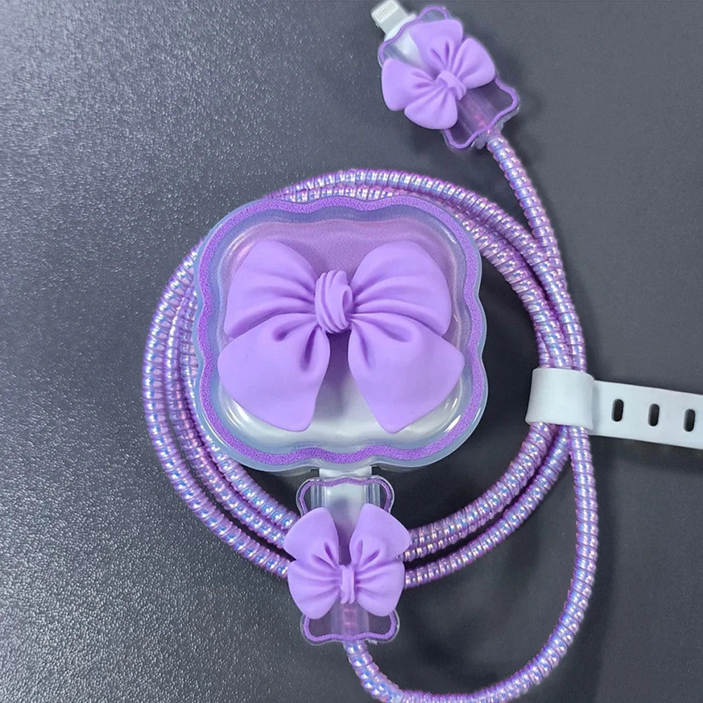 Data Cable Case Cord Winder For iPhone 15 14 11 13 Cable Protection Case For Iphone Charger Protector Case Cable Organiser