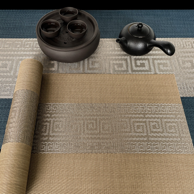 New Chinese Style Table Runner Table Mat Coffee Table Cloth Zen Tea Mat Waterproof Tea Mat Dining Table Tea Table Light Luxury High-end Long Strip Cloth