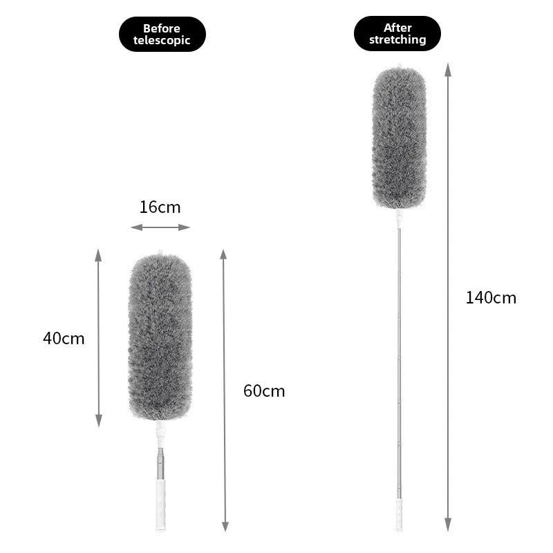 Adjustable Bendable Microfiber Duster Washable Reusable Cleaning Tool for High Ceilings Furniture and Cars Dusters for Cleaning
