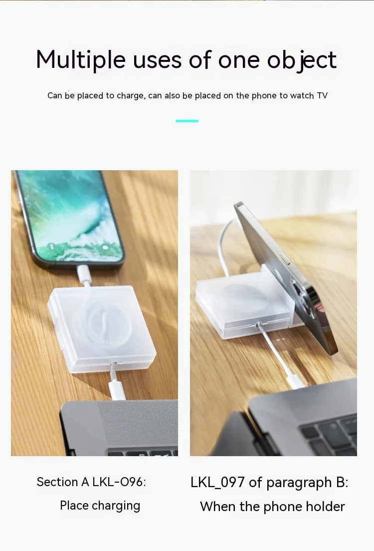 Organizer Charging Cable Storage Artifact Organizer Portable Rotating Storage Box Can Rack Cell Phone Simple Data Cable