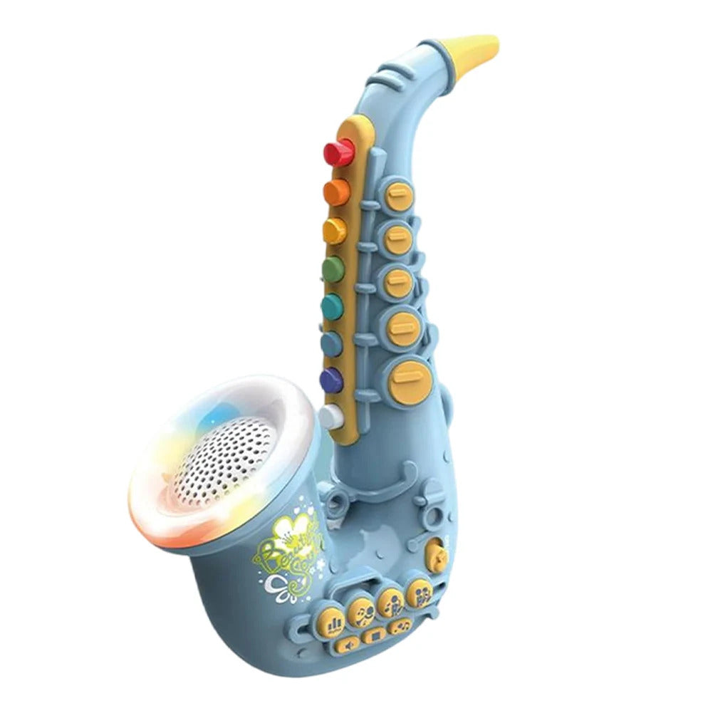 Kids Saxophone Toy Clarinet Toy with Light Music Kids Instruments Early Education Toy for 3 4 5 6 7 Year & Up Old Boy Girls