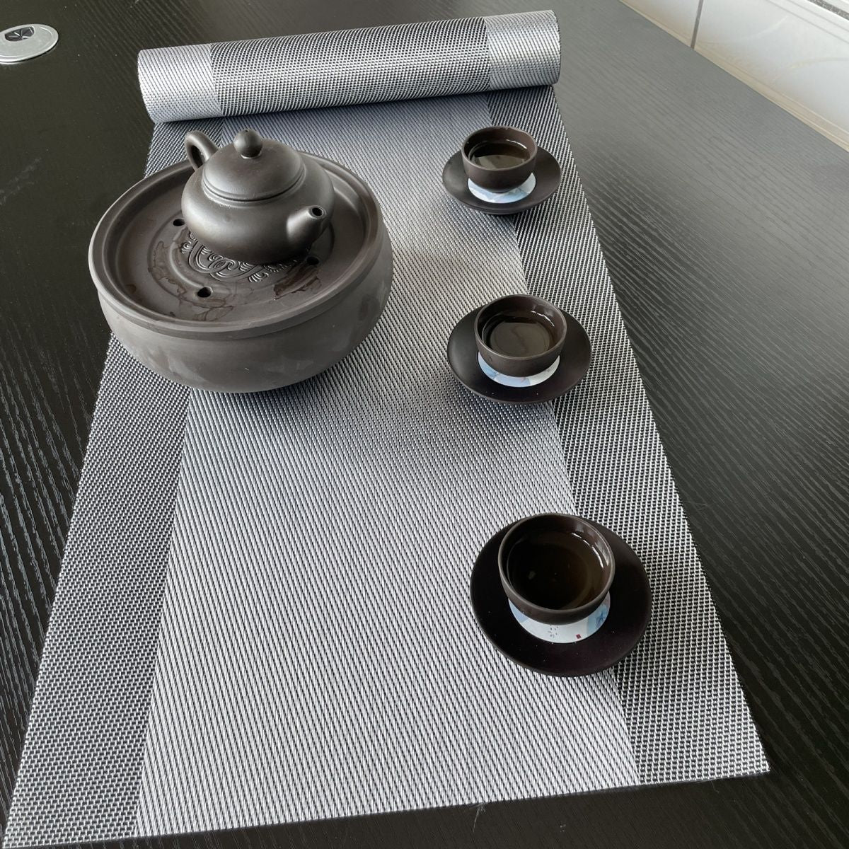 New Chinese Style Table Runner Table Mat Coffee Table Cloth Zen Tea Mat Waterproof Tea Mat Dining Table Tea Table Light Luxury High-end Long Strip Cloth