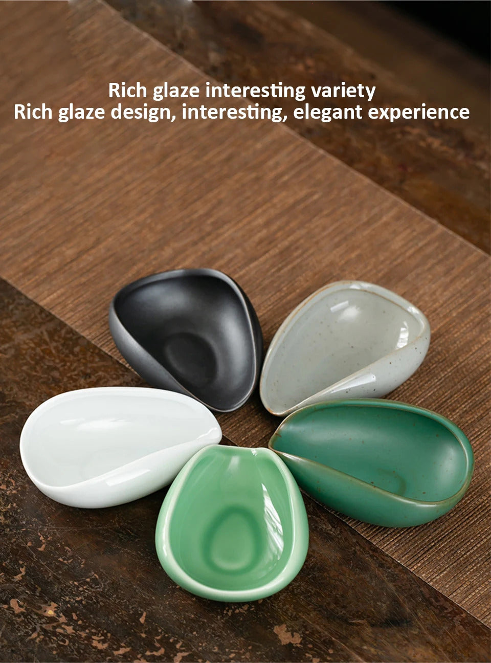 Coffee Bean Measuring Tray Ceramic Bean Dish Coffee Powder Ceramic Measuring Cup Coffee & Tea Accessories for Home Restaurant